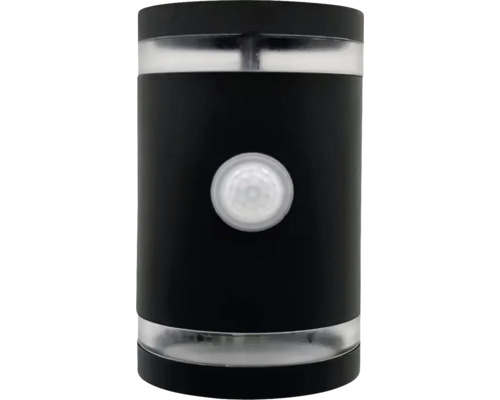 Lumină LED neagră cu senzor de mișcare