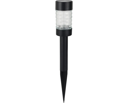 Lampă solară cu LED 3 lumeni 2700K 42cm, plastic negru