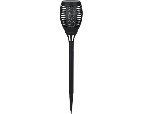 Lampă solară cu LED 2 lumeni 1600K 58cm, plastic negru Lampă solară cu LED 2 lumeni 1600K 58cm, plastic negru