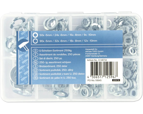 Set de șaibe 250 bucăți