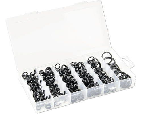 Set de inele O într-o cutie transparentă