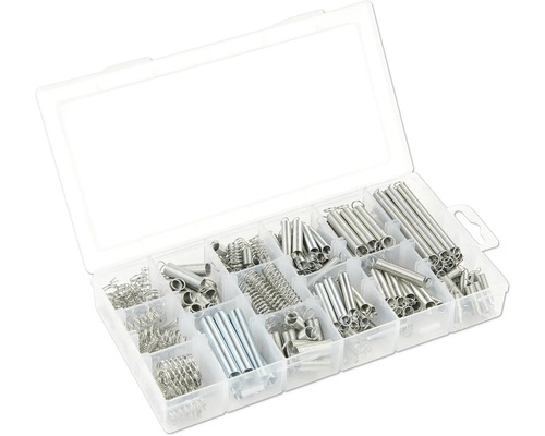 Cutie de sortiment cu arcuri de tracțiune și arcuri de compresie