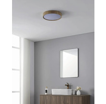 Plafonieră cu LED integrat Musurita 14,6W 1600 lumeni, protecție la umiditate IP44, alb/maro