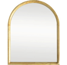 Oglindă ovală cu ramă din lemn