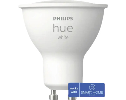 Bec LED variabil Philips Hue GU10 4,2W 400 lumeni, Bluetooth