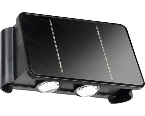 Lampă solară cu LED 50 lumeni 3000 - 6300K, plastic negru