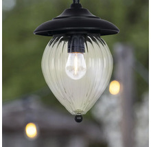 Pendul vintage Exeter E27 max. 1x40W, pentru exterior IP44, maro