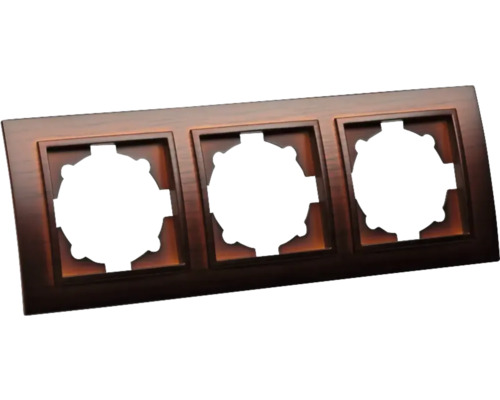 Cadru triplu pentru întrerupătoare și prize