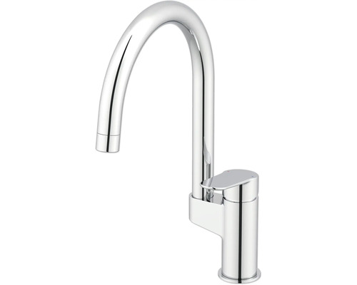 Baterie de bucătărie cu gât înalt