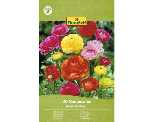 Bulbi de flori FloraSelf Ranunculus mix 30 buc.