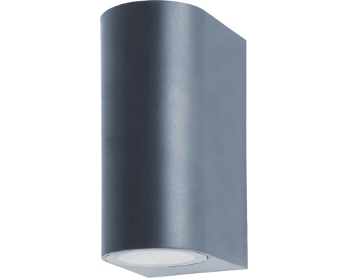 Spot aplicat Starke GU10 max. 2x35W, pentru exterior IP54, metal/gri Lumină de perete pentru exterior