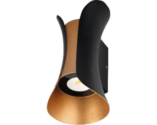 Lumină de perete din metal cu lumină LED