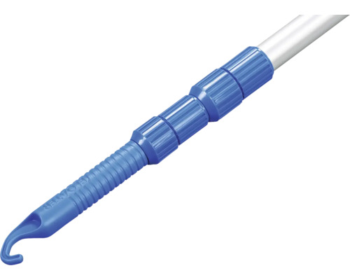 Mâner telescopic cu cârlig pentru agățarea accesoriilor de piscină
