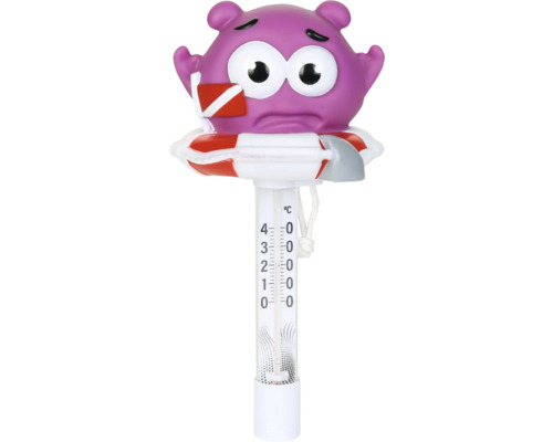 Termometru de baie plutitor cu figurină animală și scară de temperatură
