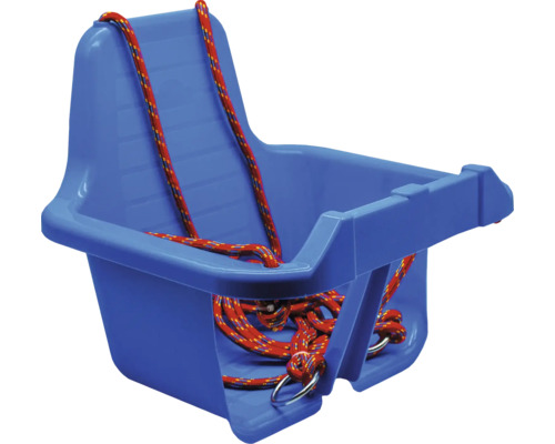 Scaun de leagăn pentru copii cu frânghii și inele metalice