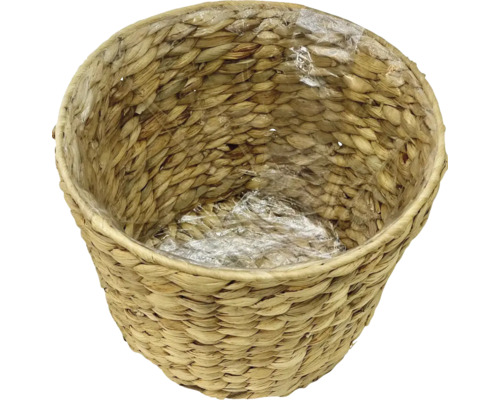 Ghiveci împletit cu inserție de plastic