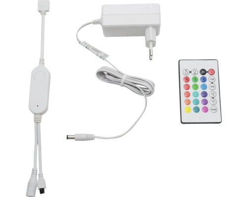 Transformator bandă LED cu comandă și telecomandă