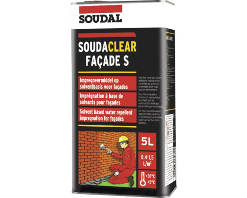 Soudal Soudaclear impregnant pentru fațade pe bază de solvenți în recipient