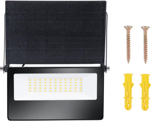 Reflector LED de exterior cu șuruburi și dibluri