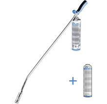 Arzător de acoperiș cu cartuș de gaz și cartuș de gaz suplimentar