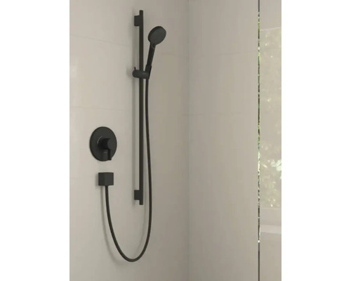 Set de duș cu duș de mână și baterie termostatică pentru duș