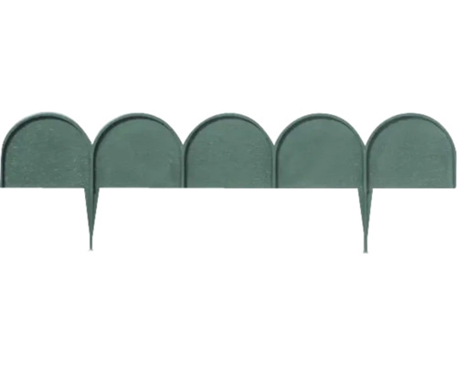 Palisadă Prosperplast plastic 8,5x50 cm verde 20 buc.