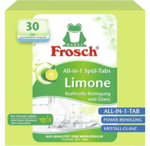 Frosch All-in-1 tablete pentru mașina de spălat vase Lămâie verde, pachet de 30 bucăți
