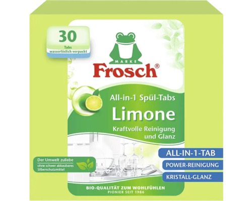 Tablete mașină de spălat vase Frosch, 30 buc.