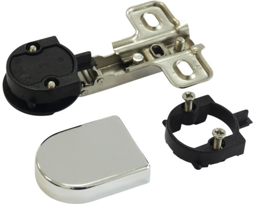 Balamale de mobilier cu placă de montaj și capac