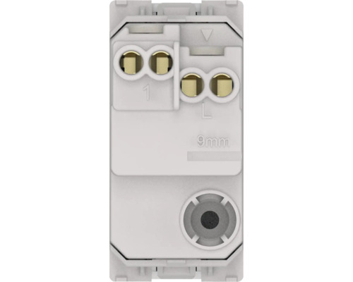 Prim-plan al unei inserții de comutator cu borne