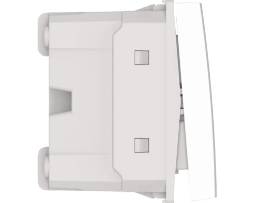 Imagine cu un întrerupător alb, unic, pentru montare pe perete