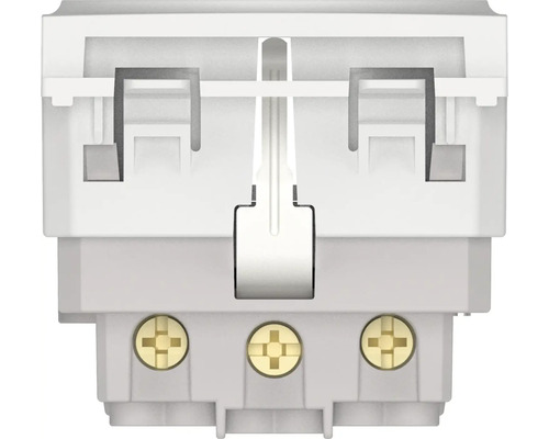 Prim-plan cu priză electrică cu borne cu șurub