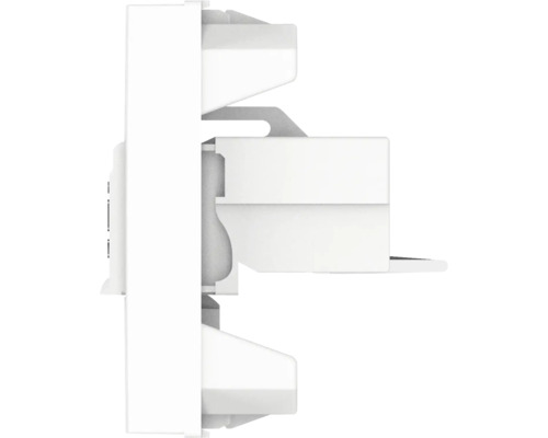 Imagine detaliată a unui detector de mișcare alb, încastrat