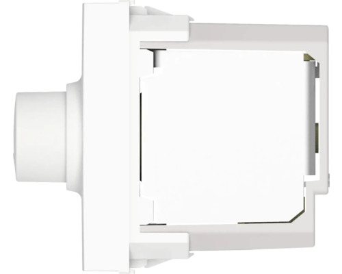 Conector de rețea alb pentru montare pe perete