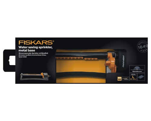 Fiskars Aspersor cu economie de apă, bază metalică
