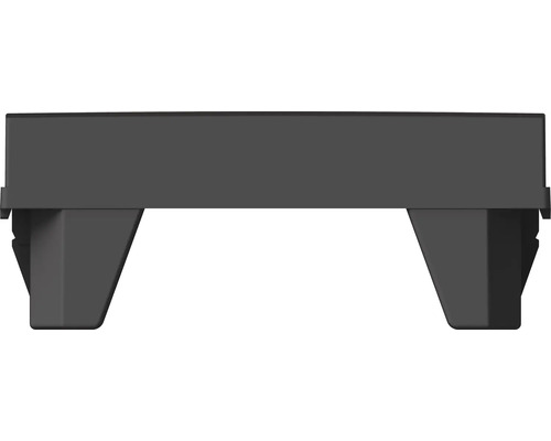 Un element de scară întunecat pentru reglarea înălțimii.