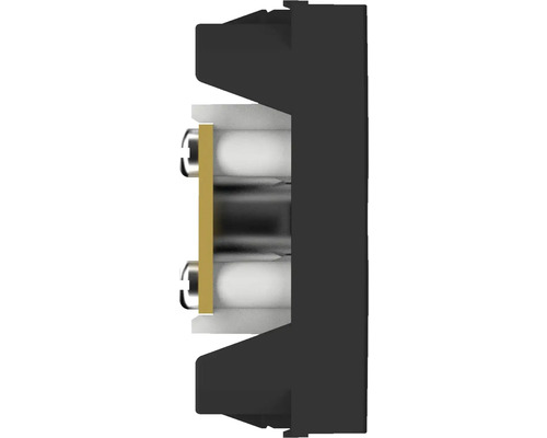Vizualizare detaliată a unui dispozitiv montat pe șină DIN