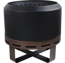 Focar de grădină din metal cu design rotund