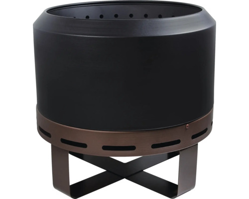 Focar de grădină din metal cu design rotund