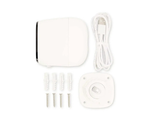 Cameră de supraveghere cu cablu USB, placă de montare, șuruburi și dibluri