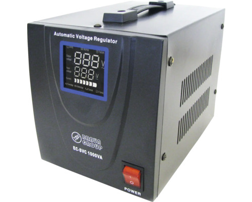 Regulator automat de tensiune cu afișaj digital