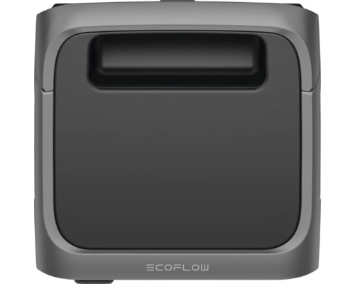 Logo EcoFlow pe o centrală electrică portabilă