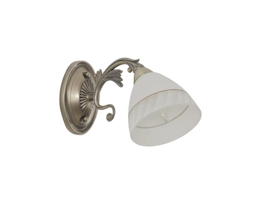 Lumină de perete cu abajur din sticlă