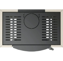 Vedere de sus a unui șemineu