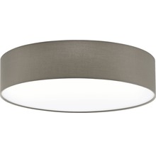 Lumină de plafon rotundă cu abajur din material textil
