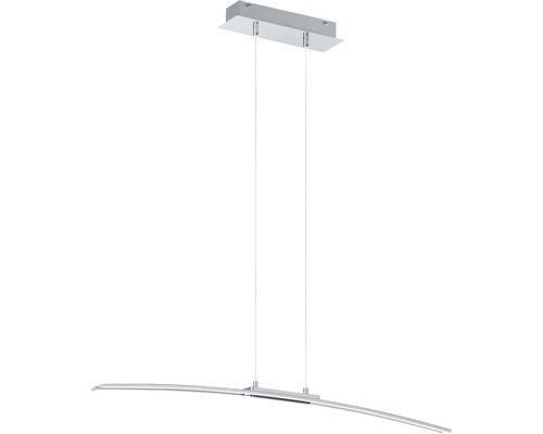Lustră cu LED integrat Lasana 30W 2500 lumeni, crom/alb