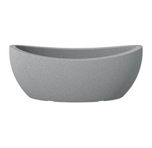 Ghiveci flori Scheurich Wave Globe Ø 58 cm H 23 cm gri