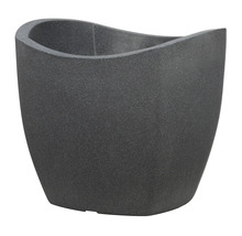 Ghiveci flori Scheurich Wave Globe Ø 39,4 cm H 35,5 cm negru