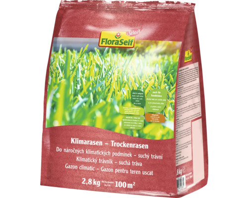 FloraSelf Klimarase gazon uscat, pachet de 2,8 kilograme