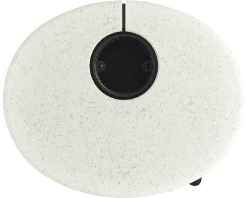 Masă rotundă cu priză integrată de sus